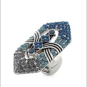 NEW Boho OMBRE PAVE Statement Ring